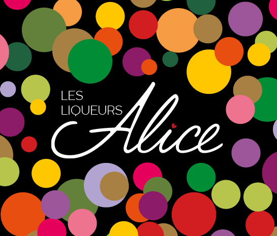 Motif et logo Les liqueurs Alice à Roanne